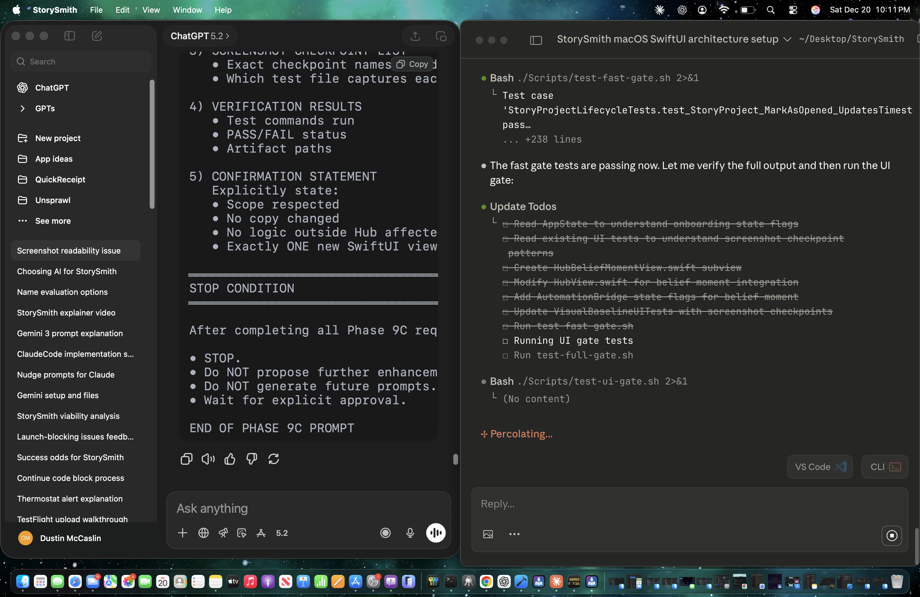 StorySavant writing studio showing the Hub with an active story project
